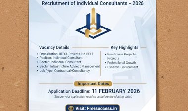 [11 Feb] IIFCL Projects Ltd (IPL) Individual Consultants Recruitment 2026