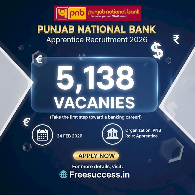 [24 Feb] Punjab National Bank 5138 Vacancies Recruitment 2026 – Apply Now!!