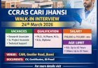 [Walk-in on 24 March] CCRAS CARI Jhansi Recruitment 2026