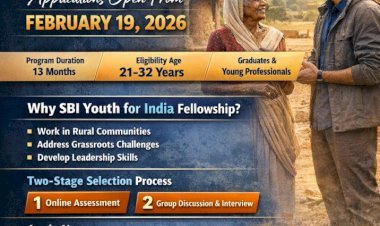 [LIVE] SBI Youth for India Fellowship 2026-27: Rural Development Opportunity