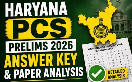 Haryana PCS | GS Paper 1 | Answer key