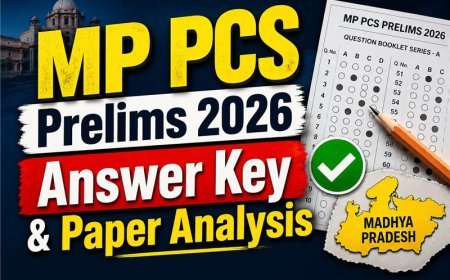 MP  PCS | GS Paper 1 | Answer key