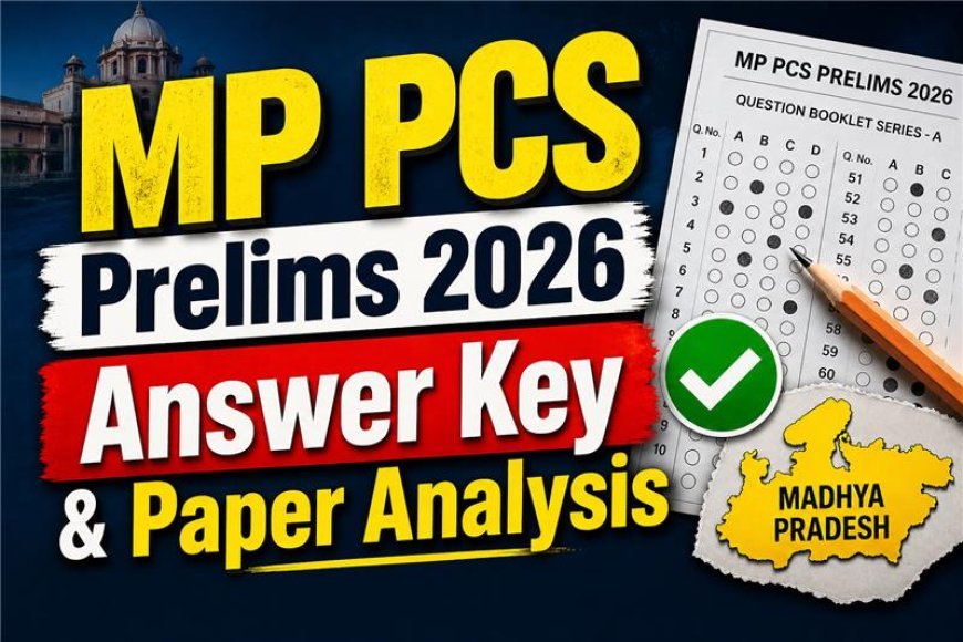 MP  PCS | GS Paper 1 | Answer key