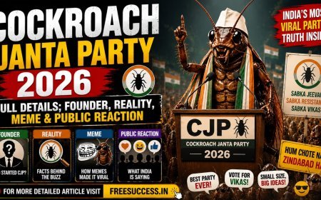 Cockroach Janta Party 2026 Full Details: Founder, Reality, Meme & Public Reaction
