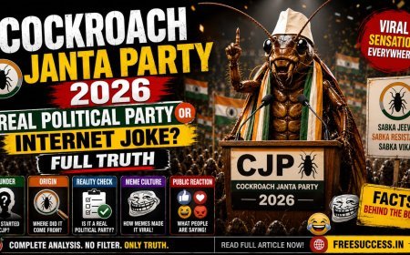 Cockroach Janta Party 2026: Real Political Party or Internet Joke? Full Truth