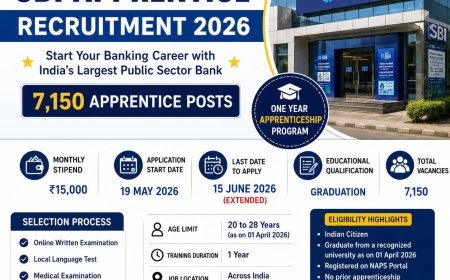 SBI Apprentice Recruitment 2026 - Full Details & Guide (7150 Posts)