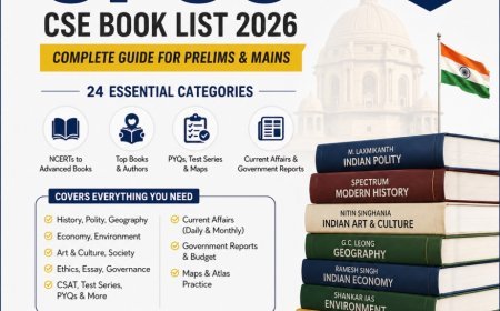 Complete UPSC Book List 2027 (Subject-Wise): Best Books for Prelims & Mains with Authors