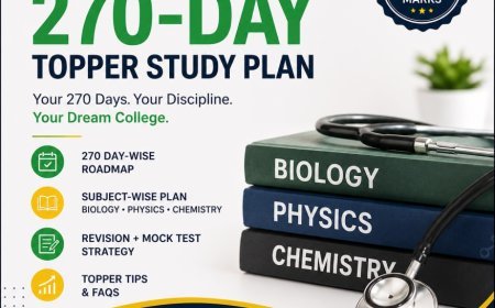 NEET 2027 270-Day Study Plan | Day Wise Topper Roadmap, Timetable, Tips, Books & Preparation Strategy
