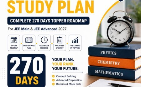 JEE Main & Advanced 2027: 270-Day Study Plan for 99+ Percentile
