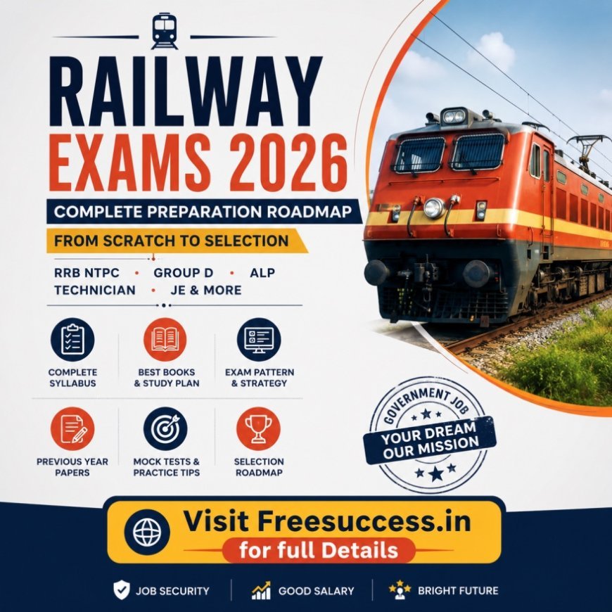 Railway Exams 2026 Complete Roadmap: From Beginner to Final Selection