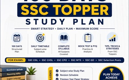 100 Days SSC Topper Study Plan 2027 | Complete Preparation Guide