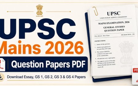 Download UPSC  Mains 2026 Essay Paper