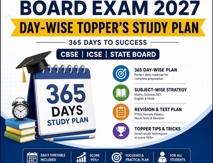 Class 10 Board Exam 2027 Day Wise Study Plan | CBSE, ICSE & State Board Preparation Strategy