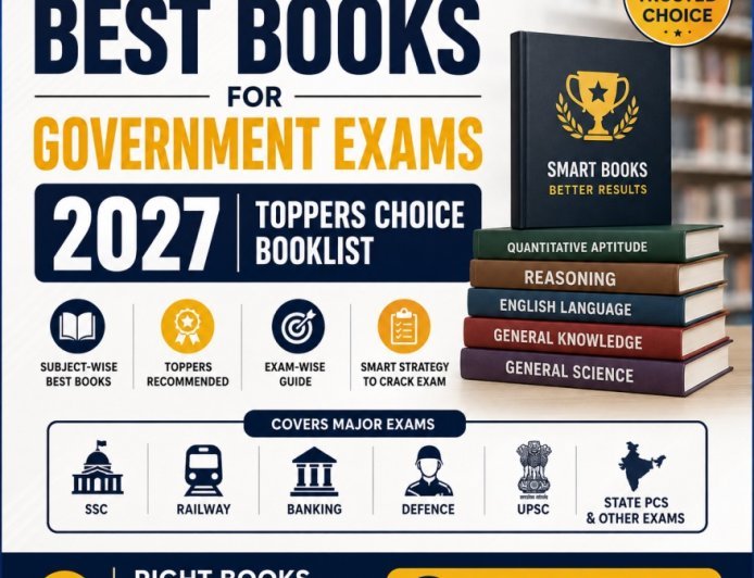 Best Books for Government Exams 2027 📚 | Toppers Choice Booklist for SSC, Railway, Banking, UPSC & Defence