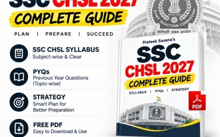 Prateek Saxena SSC CHSL 2027 Guide PDF: Syllabus, PYQs & Strategy