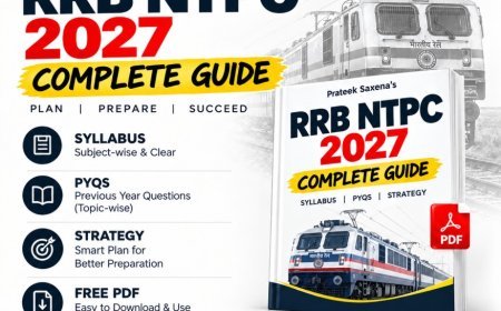 Prateek Saxena RRB NTPC 2027 Guide PDF: Syllabus, PYQs & Strategy